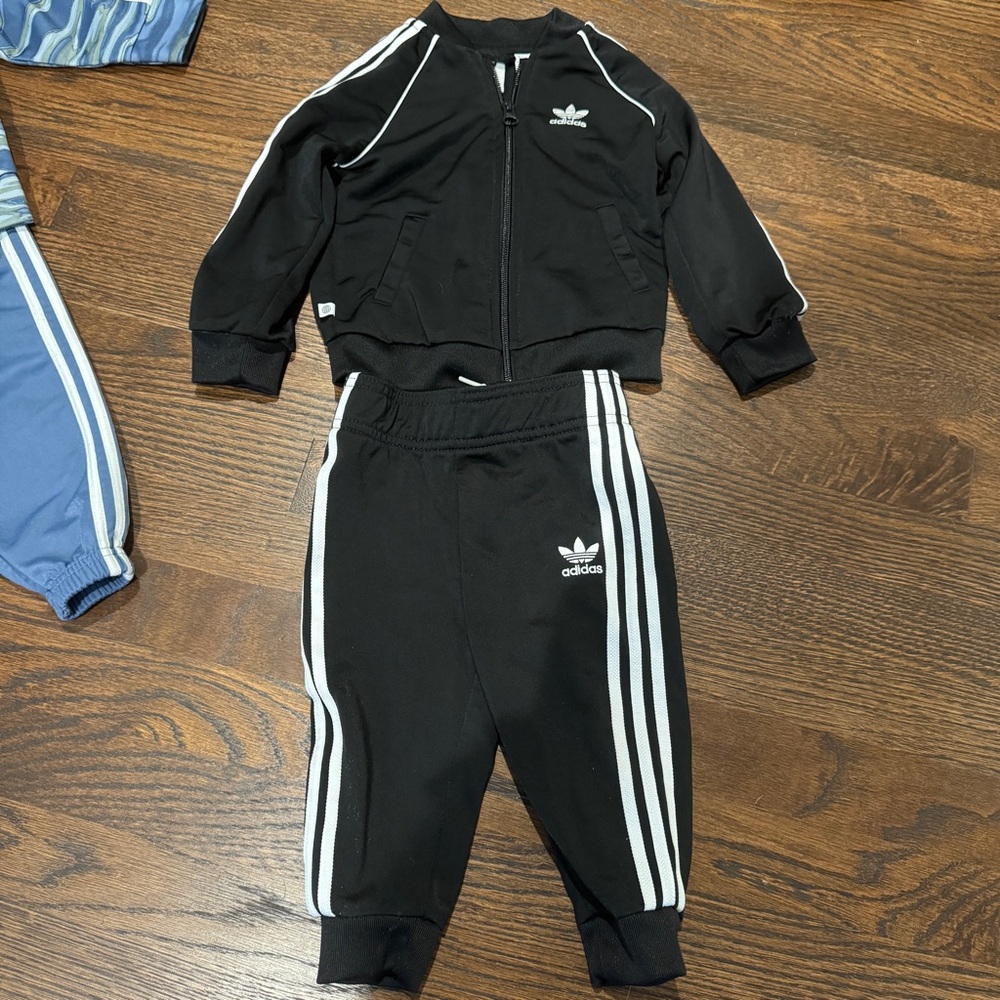 Adidas tracksuit 12m black